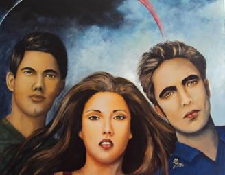 acob, Bella and Edward - portraits